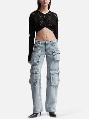 OPEN YY  CARGO POCKET JEANS